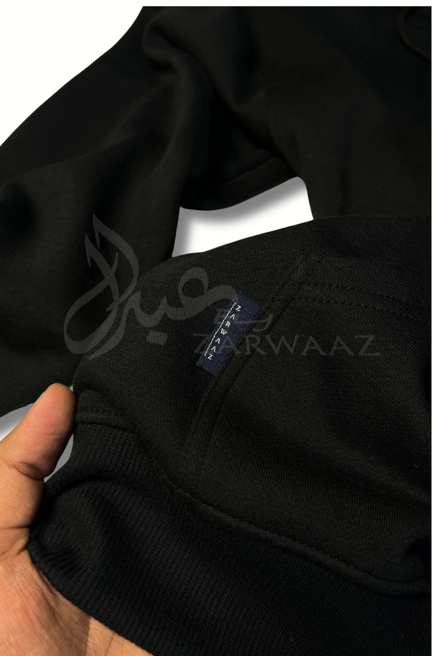 black plain Pullover hoodie