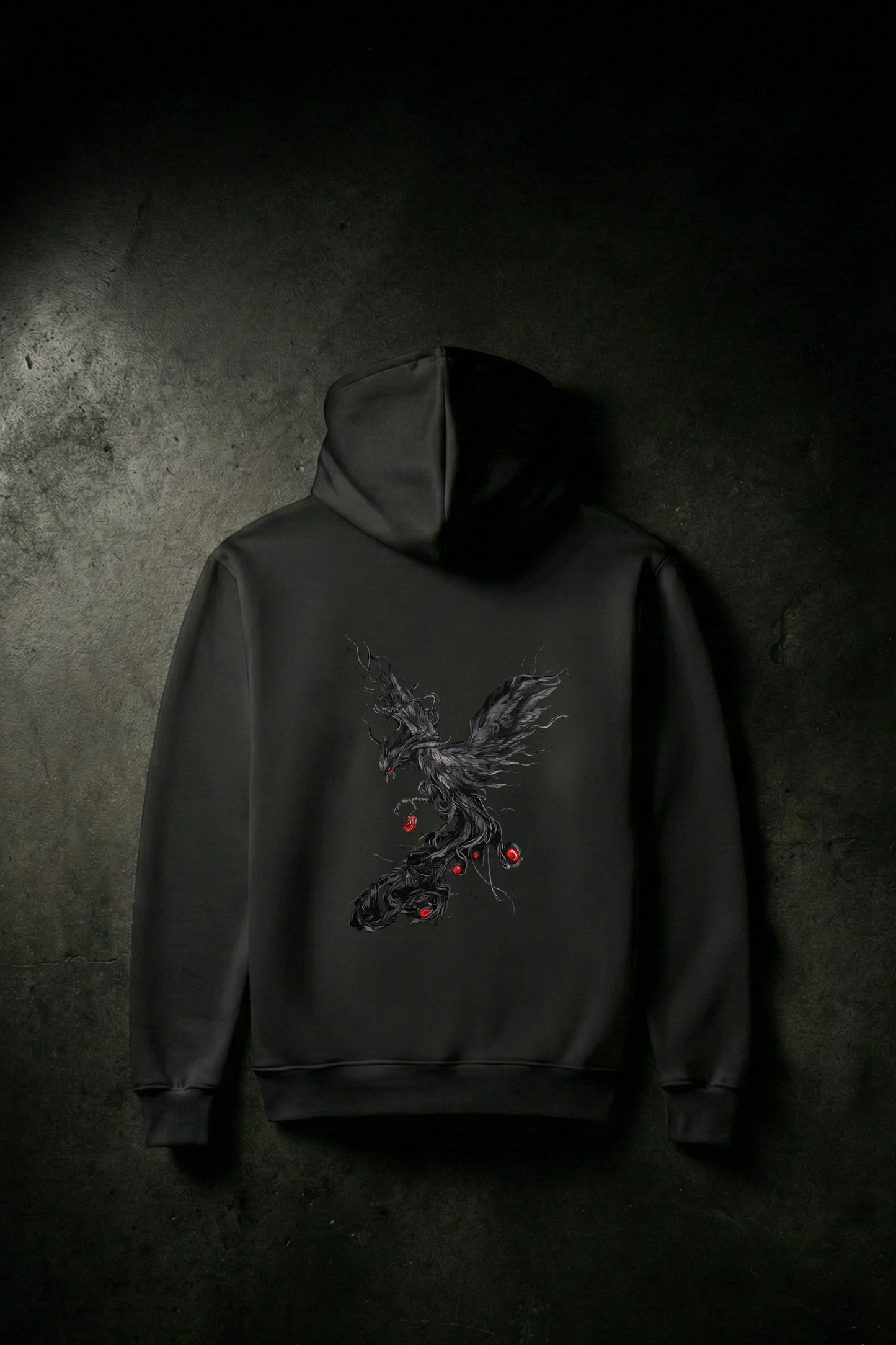 Black Pheonix  Pullover Hoodie