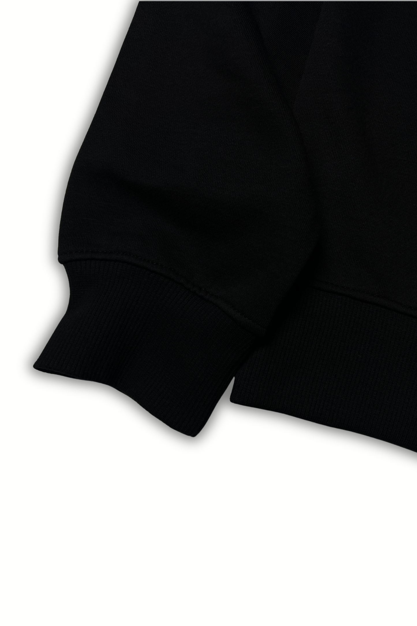 Black GTR Print pullover hoodie