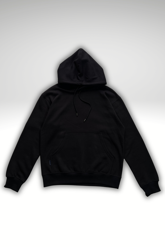 Black abstract Art pullover Hoodie