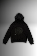 Black abstract Art Pullover hoodie